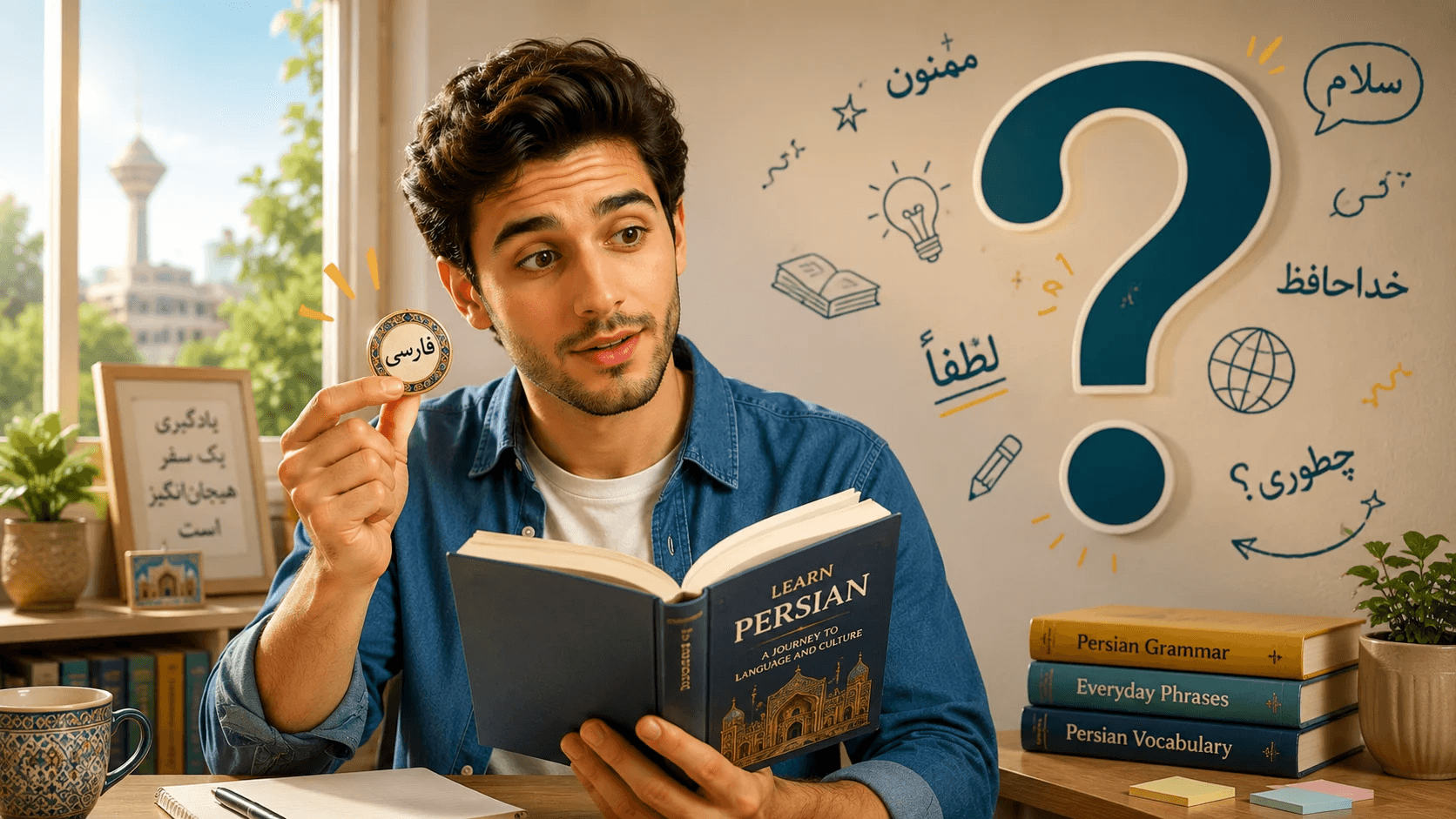۱۰۰ عبارت فارسی ضروری برای مبتدیان (همراه با تلفظ، ترجمه و مثالهای کاربردی) 100 Essential Persian (Farsi) Phrases for Beginners (With Pronunciation & Examples)