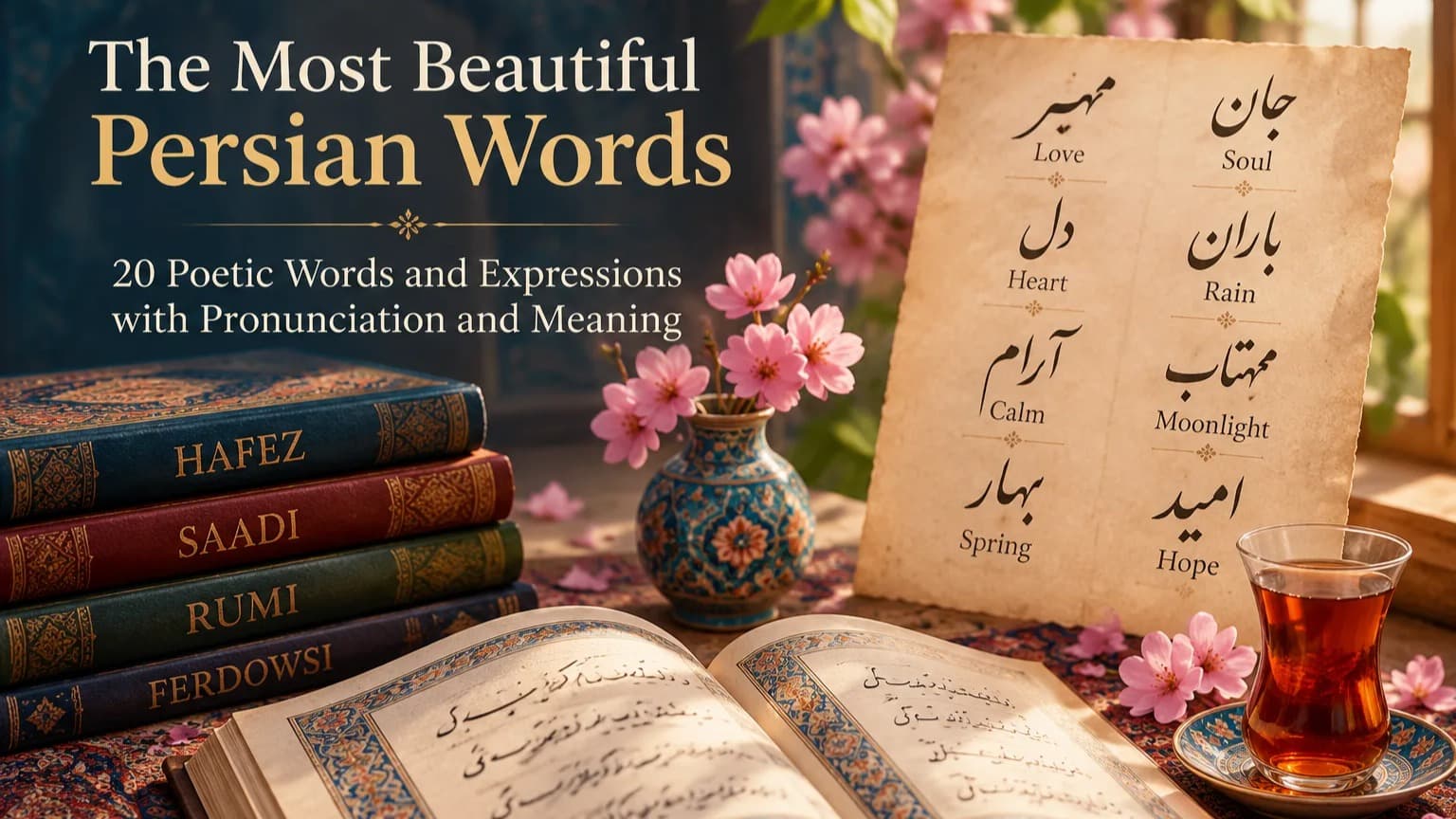 زیباترین کلمات فارسی/ Most beautiful Farsi Language Words